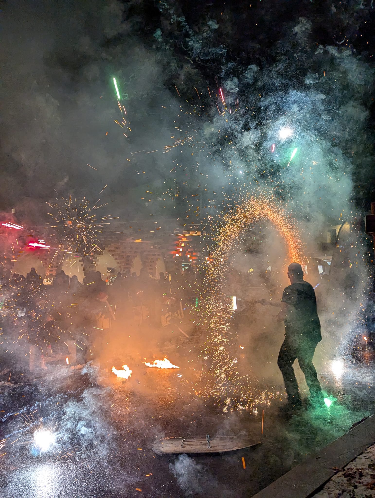 Artifices et effets pyrotechniques pour événement