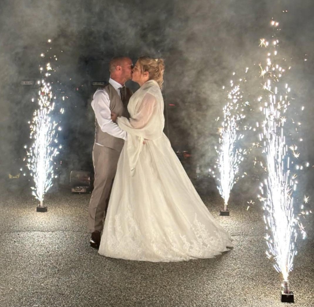 Jets de scène pour une animation de mariage